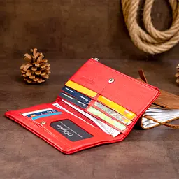 Жіночий шкіряний гаманець ST Leather 18,5х9х1,5 см acs0016002 - мініатюра 9
