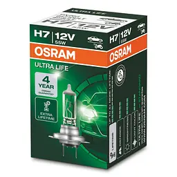 Галогенова лампа OSRAM 64210ALL-FS All Season Super H7 12V 55W PX26D 10X10X1 - мініатюра 2