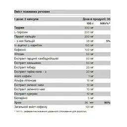 Жироспалювач Pure Gold Summer body 60 caps (1086-2022-09-0555) - мініатюра 2