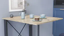Стіл-книга трансформер Оріон 1 Ferrum-decor 750x810x730 Чорний метал ДСП Дуб Сонома 16 мм (FRD-104600) - мініатюра 6