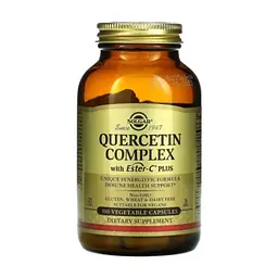 Витаминно-минеральный комплекс Solgar Комплекс Кверцетина с Витамином С, Quercetin Complex with Ester-C Plus, (SOL-02319)