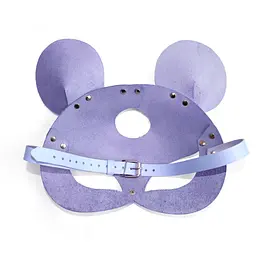 Маска Art of Sex Mouse Mask шкіряна мишки лавандова - мініатюра 4