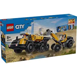 Конструктор LEGO City Самоскид і фронтальний ковшовий навантажувач (60494) - мініатюра 3