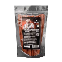 Ковбаски курячі ДО ПИВА Meat Chips зі смаком сметани, зелені та сиру (в/к) 500г