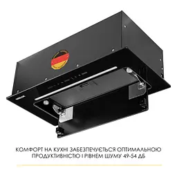 Витяжка повновбудована WEILOR LUMINA WBG 65 BLACK - мініатюра 8