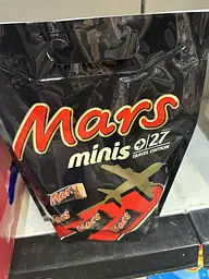 Батончики Mars Minis 27 шт. 500 г.