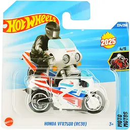Базова машинка Hot Wheels Moto Motos Honda VFR750R (RC30) біла (5785) HYW51-N522
