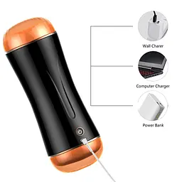 Мастурбатор з вібрацією Cup USB 10 function + Interactive Function / Double Ends Boss Series 63-00030 102610 - мініатюра 6