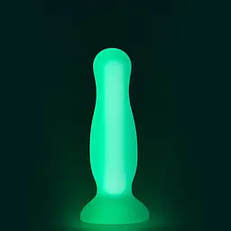 Анальна пробка Radiant Glow In The Dark Small 11 см (зелений) - мініатюра 5