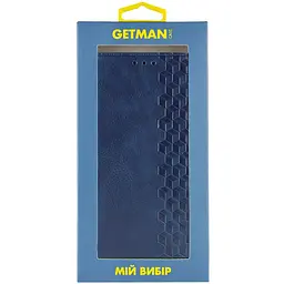 Шкіряний чохол-книжка GETMAN Cubic (PU) для Apple iPhone 7 / 8 / SE (2020) (4.7) Синій - мініатюра 4