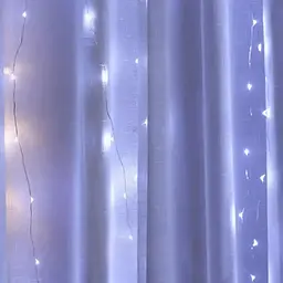 Світлодіодна гірлянда-завіса USB 200 LED 3x2м з пультом Блакитний (47719-708_214) - мініатюра 5