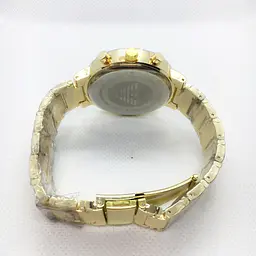 Наручний годинник чоловічий No Brand Emporio Armani Золотистий (IBW375YO) - мініатюра 4