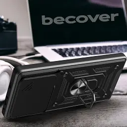 Панель BeCover Military для Poco F6 Black (712165) - мініатюра 4