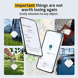Bluetooth-трекери TDTOD Smart Tag, 2 шт, для Google Find My Device, IP66 - мініатюра 8