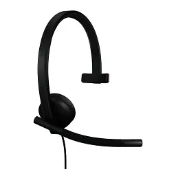 Навушники Logitech H570e Corded Mono USB Teams version Black (981-001426) - мініатюра 2