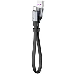 Кабель Baseus Simple HW Cable USB to Type-C 40W 0.23m CATMBJ-BG1 Black-Grey - мініатюра 2