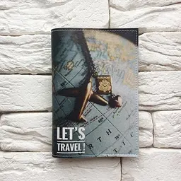 Обкладинка на паспорт let's travel 3 - мініатюра 2