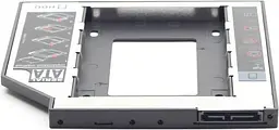 Адаптер Gembird для HDD/SSD 2.5" у відсік CD-ROM приводу ноутбука 12.7мм (MF-95-02)