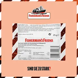 Льодяники Fisherman's Friend Cola Storage без цукру 25г - мініатюра 4