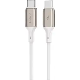 Кабель Proove Flex Metal USB-C to USB-C 60W 1m White (CCFM60002202) [130347]