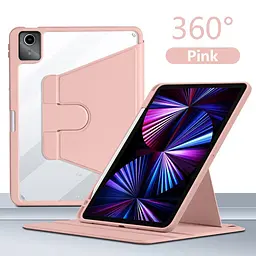 Чохол TPUCristal Pen holder 360 Lenovo Tab M11 TB330 / Xiaoxin Pad 2024 TB331 Світло-рожевий - мініатюра 5