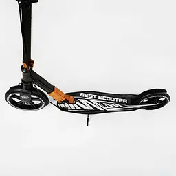 Самокат Best Scooter складаний Від 3 до 16 років Чорно-білий 000231299 - мініатюра 3