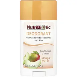 Дезодорант NutriBiotic з ароматом манго й дині 75 г