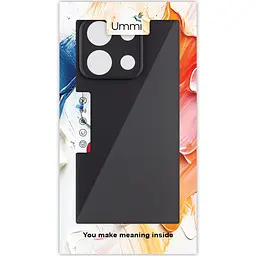 Чохол Silicone Cover Ummi Lakshmi Full Camera (AA) для Xiaomi Poco X6 / Note 13 Pro 5G Чорний / Black - мініатюра 3
