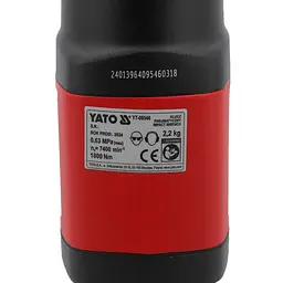 Гайковерт ударний пневматичний YATO квадрат 1/2 F=1800 Nm спожив. повітря-180 л/хв. тиск-0.65 MPa (YT-09546) - мініатюра 4