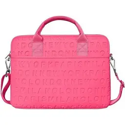 Сумка для ноутбука Wiwu Cosmo Slim Case for MacBook 13.3" / 14" Pink [6957815515905] [79314] - мініатюра 1