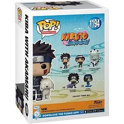 Фігурка Funko Pop Фанк Поп Наруто Шиппуден Кіба з Акамару Naruto Shippuden Kiba with Akamaru 10 см NA N 1194 - мініатюра 3