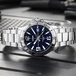 Чоловічий годинник Casio MTP-VD01D-2B Сріблястий ( AT1141-0118 ) - мініатюра 2
