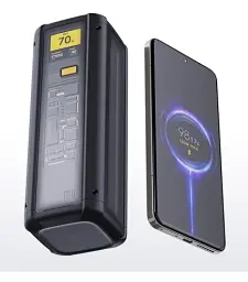 Портативна батарея Power Bank Xiaomi25000mAh 212W HyperCharge BHR9970GL Black - мініатюра 3