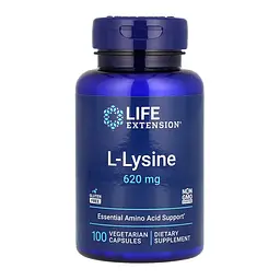 Амінокислота Life Extension L-Lysine 620 мг 100 капс
