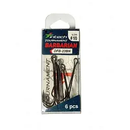 Гачок подвійний INTECH Tournament Barbarian 1/0 (6шт/уп) DFB-23BN