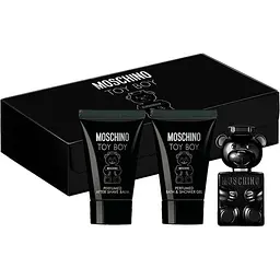 Набір Moschino Toy Boy 5 мл парфумована вода, 25 мл гель для душу, 25 мл лосьйон після гоління
