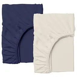 Набір простирадло на резинці 140х200 BEIGE / DARK BLUE COSAS (4822052062005)
