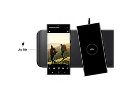 Бездротовий зарядний пристрій Samsung 3 in 1 Black (EP-P6300TBRGRU) - мініатюра 4