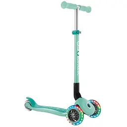 Самокат Globber Primo Foldable Lights колеса з підсвіткою до 50 кг 3+ М'ятний (432-206-3)