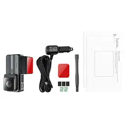 Відеореєстратор Hoco DV11 2K display GPS Silvery gray - мініатюра 5