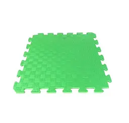 Мат-пазл (ластівчин хвіст) Sanstore EVA 50 x 50 x 1 см зелений 2172759216 - мініатюра 2