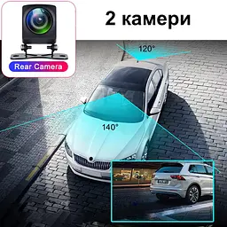 Автомобільний відеореєстратор з 4G + WIFI + GPS Nectronix K18, Full HD 1080P, з 2-ма камерами, G-sensor і віддаленим online моніторингом (100776) - мініатюра 3