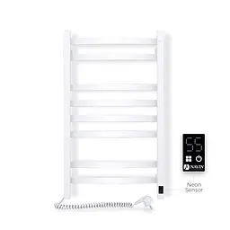 Електрична рушникосушка Navin Avalon 480x800 Sensor ліва, біла 10-043153-5010, Білий, Ліве, Електронний - мініатюра 3