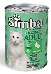 Консерва для котів із кроликом Simba 415 гр