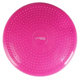 Балансувальна подушка-диск Cornix 33 см (сенсомоторна) масажна XR-0055 Pink