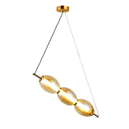 Світильник підвісний LED Levistella 800P3171 (110*450) AM, 9W, бронзовий, регульований, для вітальні - мініатюра 2