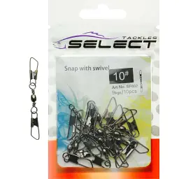 Вертлюжок із застібкою Select SF002 size 16, 10 шт.