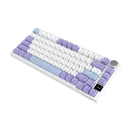 Клавіатура Ajazz AK820 Pro Gift Switch Purple RGB USB/Wireless/Bluetooth UA Purple (AK820PRO-G-PWB) - мініатюра 7