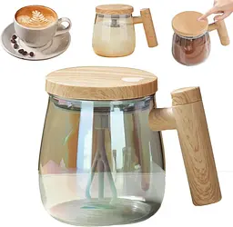 Портативна електрична чашка для змішування Coffee stirring cup 400 мл - мініатюра 4