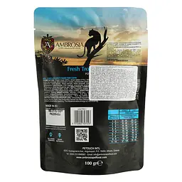 Сухий корм Ambrosia Grain Free для котів зі свіжою фореллю та кроликом 100 г - мініатюра 3
